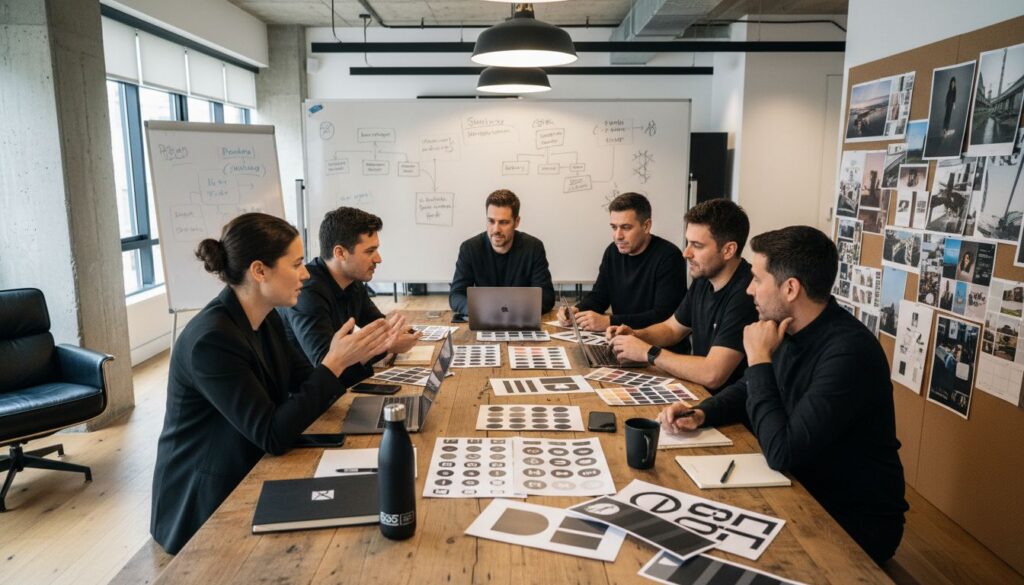 branding workshop team