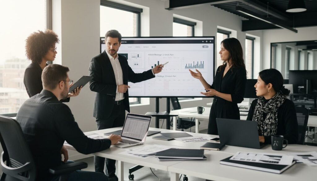 website redesign meeting