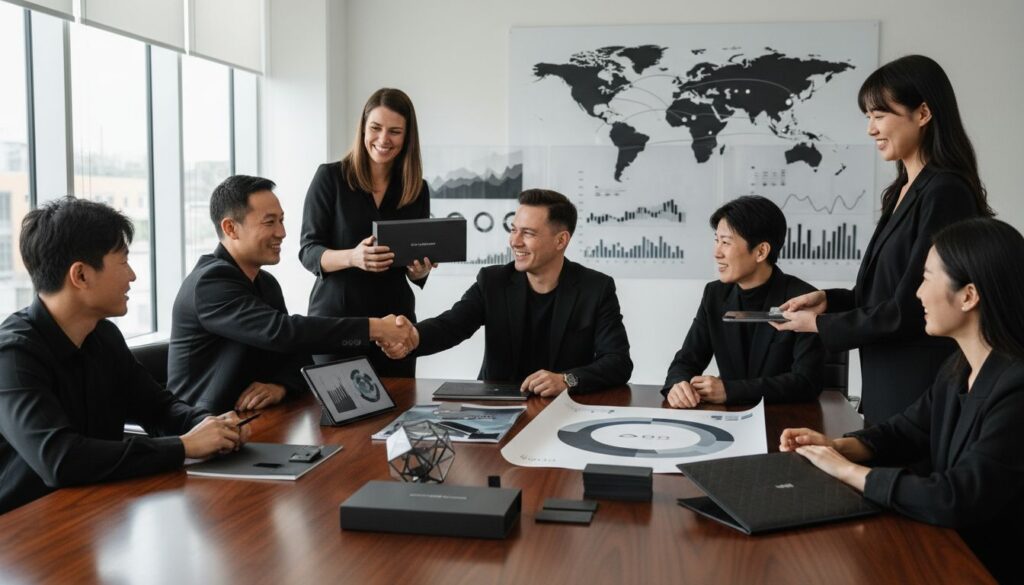 branding strategies teamwork office